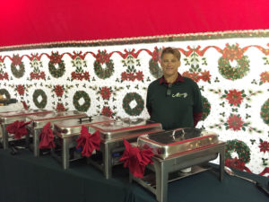 Holiday Catering Decorative Christmas buffet